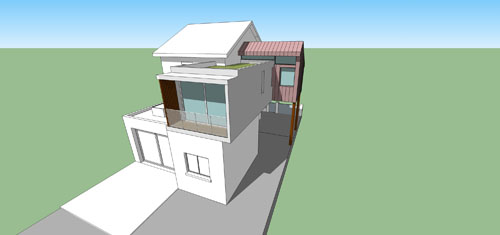 extension de maison extension de maison - 3D