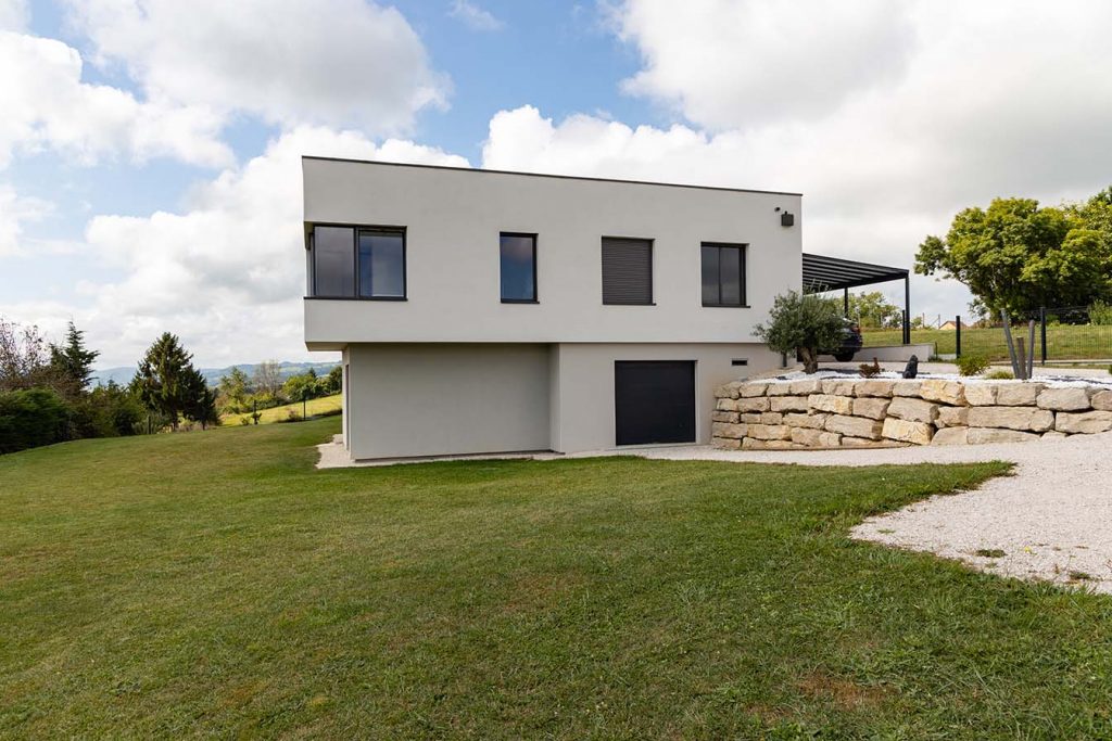 Maison contemporaine Chélieu Pascal Corsi Maison contemporaine Chélieu Pascal Corsi