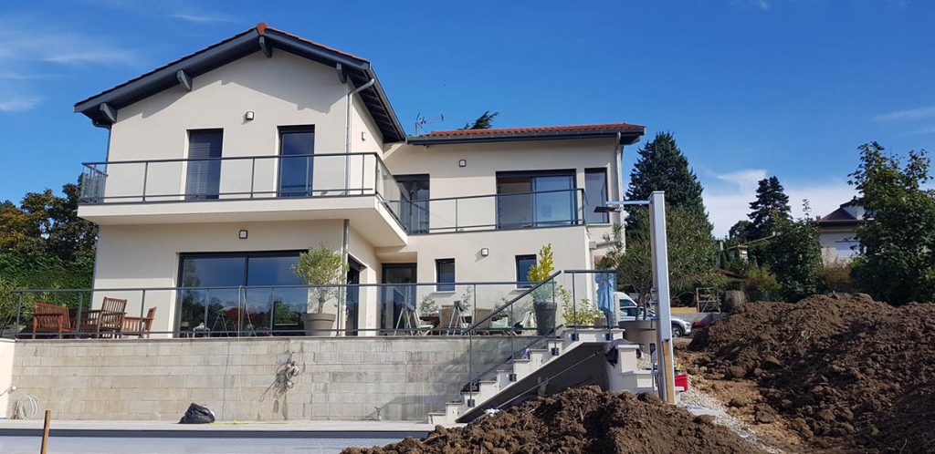 Construction de maison contemporaine par Pascal Corsi Architecte Construction de maison contemporaine par Pascal Corsi Architecte